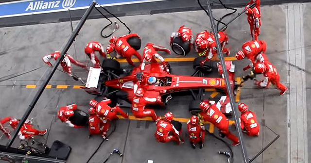 Ferrari F1 Pit Stop (2) - Car Care Videos