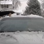 Cleaning Snow Off Your Car